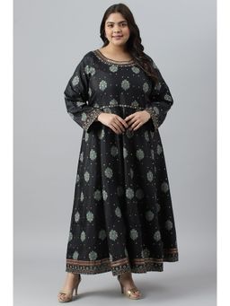 W - Black Floral Dress