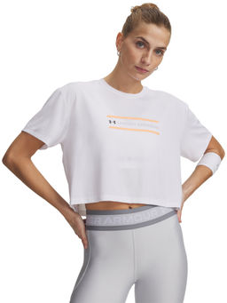 Under Armour - Women Tech Branded Crop Short Sleeve T-Shirt