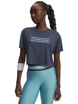 Under Armour - Women Tech Branded Crop Short Sleeve T-Shirt