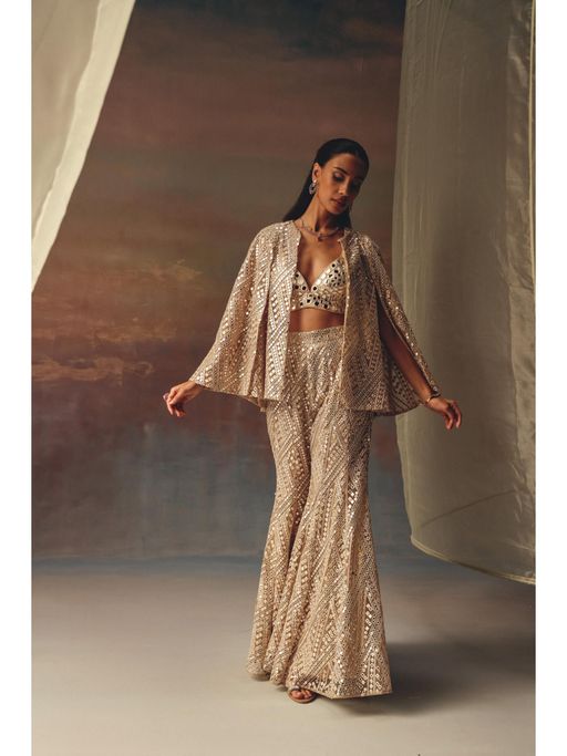 Buy Twenty Nine Beige Cape Jacket (S) Online