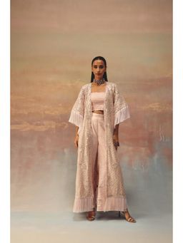 Twenty Nine - Pink Dupion Ankle Length Pants