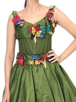 MODO CALDO - Green Hideaway Top