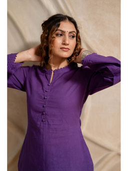 LABEL MAE - Purple Straight
                  Co-Ord Set - 3