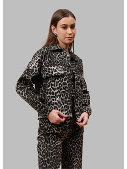 GAIIA - Denim Full Sleeves Bomber Jacket