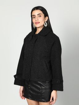 GAIIA - Acrylic Full Sleeves Bomber Jacket