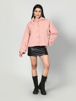 GAIIA - Acrylic Full Sleeves Bomber Jacket