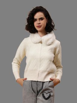 GAIIA - Polyester Full Sleeves Bomber Jacket