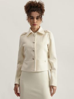 ELLE - Polyester Full Sleeves Bomber Jacket
