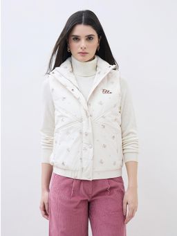 ELLE - Polyester Full Sleeves Bomber Jacket
