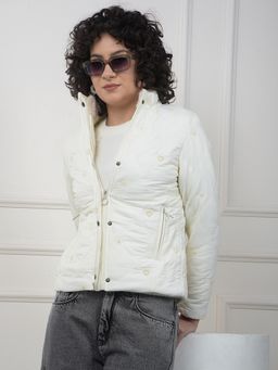 CRIMSOUNE CLUB - Nylon Full Sleeves Puffer Jacket