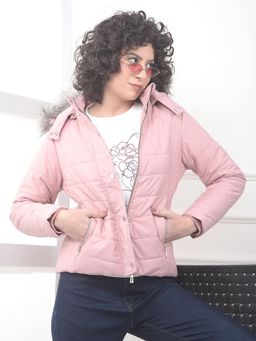 CRIMSOUNE CLUB - Polyester Full Sleeves Puffer Jacket