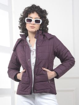 CRIMSOUNE CLUB - Polyester Full Sleeves Puffer Jacket