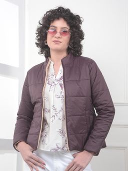 CRIMSOUNE CLUB - Nylon Full Sleeves Reversible Puffer Jacket