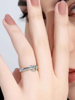 Miss Highness - 925 Sterling Silver Knot Ring for Women