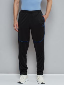 Alcis - Men Navy Black Solid Slim Fit Running Track Pants