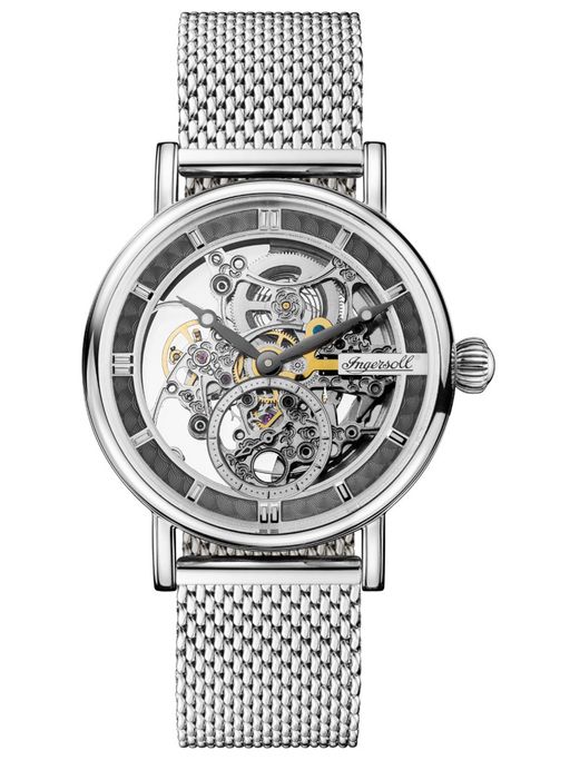 Buy Ingersoll 1892 Mens The Herald Watch Grey Dial Silver