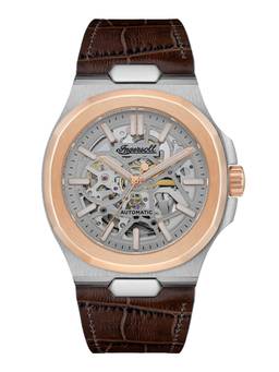 Ingersoll - 1892 The CatalinMens Watch Grey Dial & Brown Leather Strap - I12503