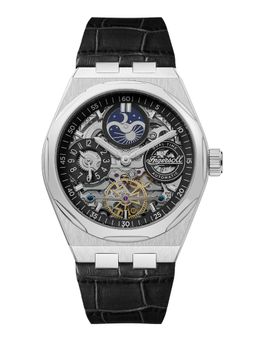 Ingersoll - 1892 The Broadway Mens Watch Black Dial & Black Leather Strap- I12903