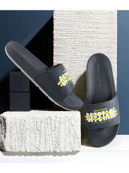 Red Tape - Men's Eva Comfort Sliders - Grey