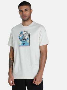 Puma - Downtown Graphic Men Cream T-shirt