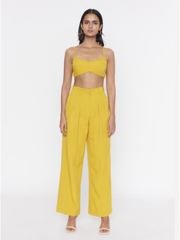 Deme - Miely Mustard Bralette And Pants (Set Of 2)