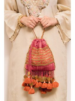 House of Turquoise - Gulbahaar Potli Pink