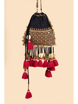 House of Turquoise - Gulbahaar Potli Black