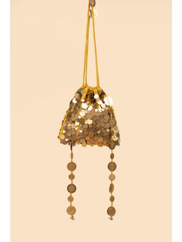 House of Turquoise - Selene Potli - Yellow