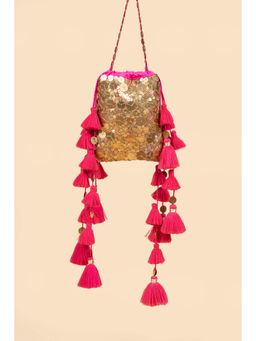 House of Turquoise - Mini Chaand Potli - Pink