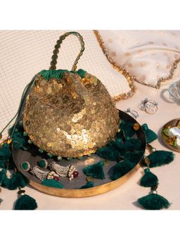 House of Turquoise - Chaand Potli - Teal