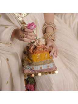 House of Turquoise - Aesha Potli - Multi-Color