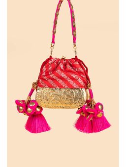House of Turquoise - Moon Potli Red