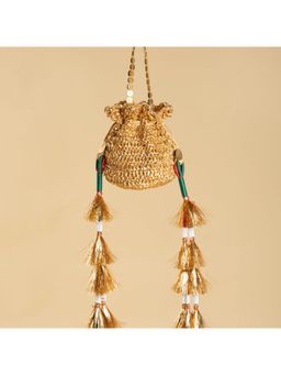 House of Turquoise - Anvi Gold - Long Tassel