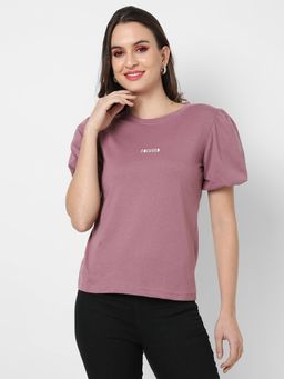 PINACOLADA - Women Purple Printed Regular Top