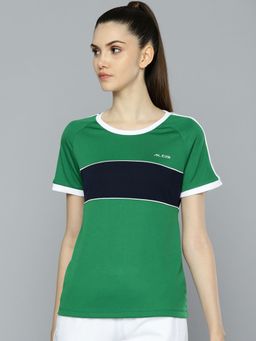Alcis - Women Green Solid T-shirt