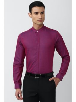 Peter England - Men Pink Slim Fit Formal Shirt