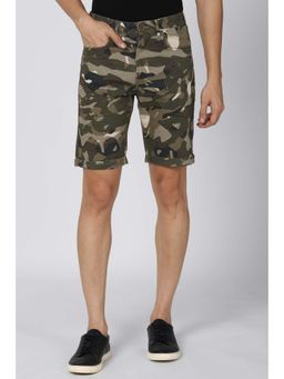 Peter England - Men Olive Shorts