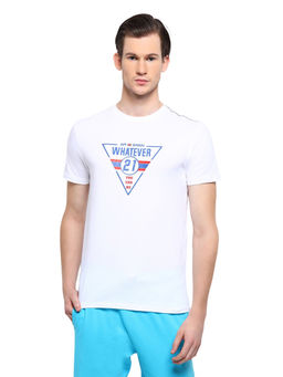 AM SWAN - Mens Graphic White T-shirt