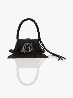 Outhouse - Siren Black Crystal Furbie Handbag