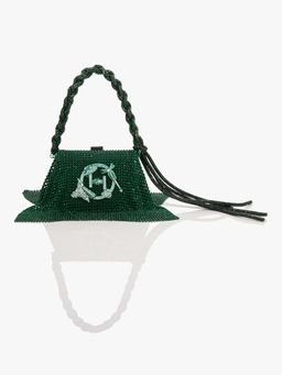 Outhouse - Kelly Green Crystal Furbie Green Mini Bag