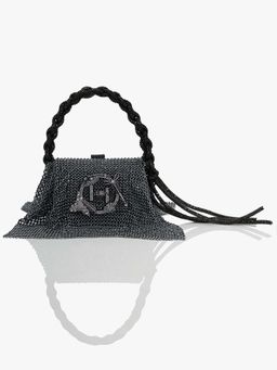 Outhouse - Storm Grey Crystal Furbie Handbag