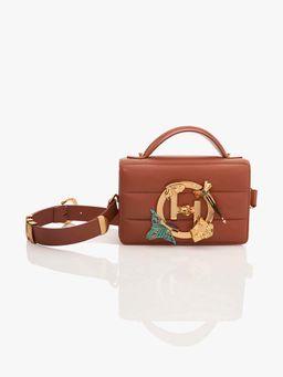 Outhouse - The Midi Disco In Tan Handbag