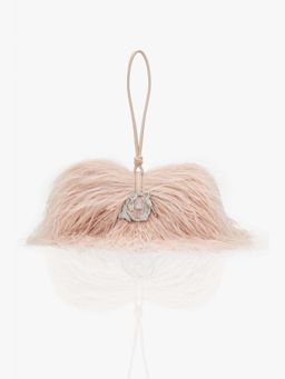 Outhouse - Scarlet Minivet ‘Midi’ In Pearl Pink Clutch
