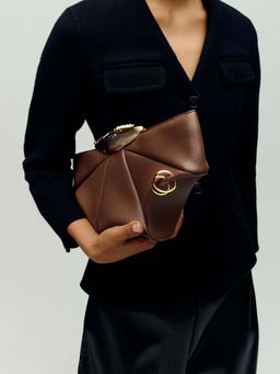 Outhouse - The Koko In Mocha Brown Clutch