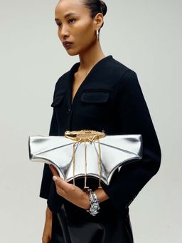 Outhouse - The Koko Runway In Champagne Dusk Gold Clutch