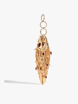 Outhouse - Koko Minaudiere Pochette Gold Clutch
