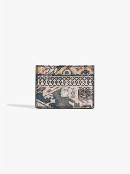Outhouse - Koko Resort Jacquard Black Card Holder