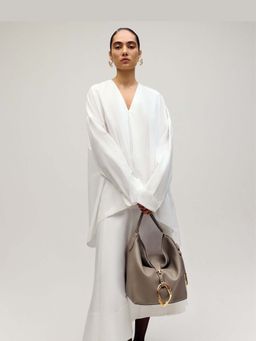 Outhouse - Le Sac Bag In Greige Grey Tote Bag