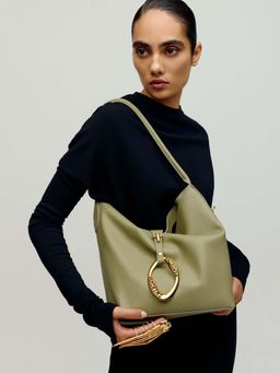 Outhouse - Le Sac In Sage Green Tote Bag