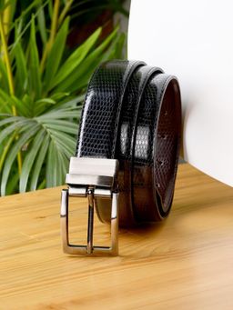 ZEVORA - Men Reversible Cobra Black Belt